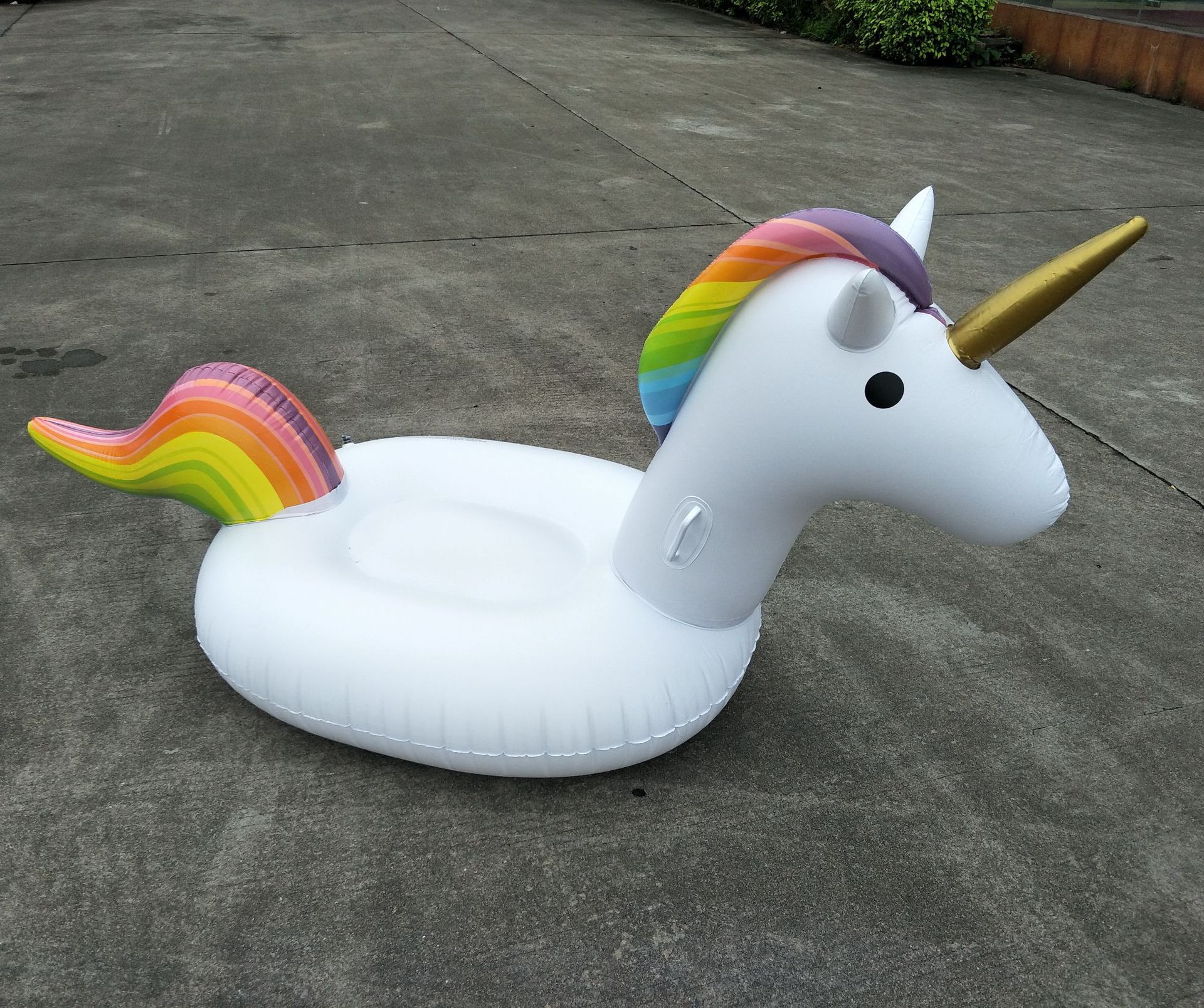 厂家批发环保加厚充气独角兽游泳天马白龙马坐骑白天鹅水泡