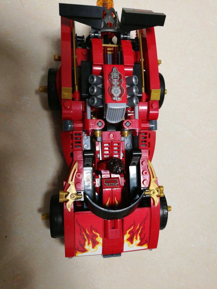 积木70727幻影忍者凯的电极跑车摩托拼装儿童益智玩具9796新品