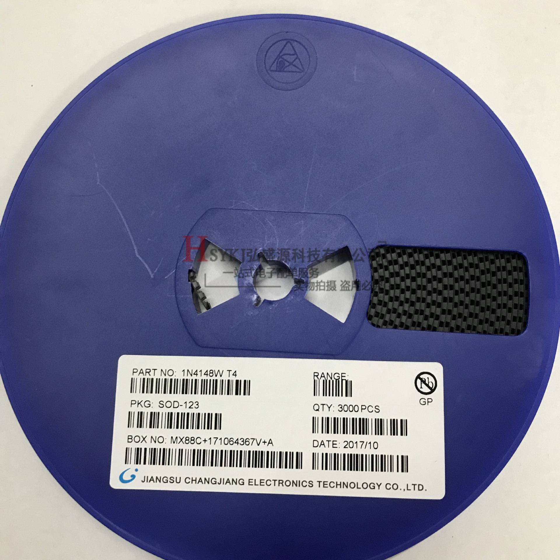 1n4148w t4贴片二极管1n4148 sod123 1n4148w 1206体积