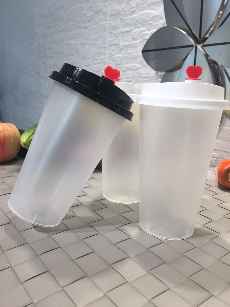 90口径500ml一次性奶茶杯 高透加厚注塑光杯喜茶杯 pp塑料杯订做