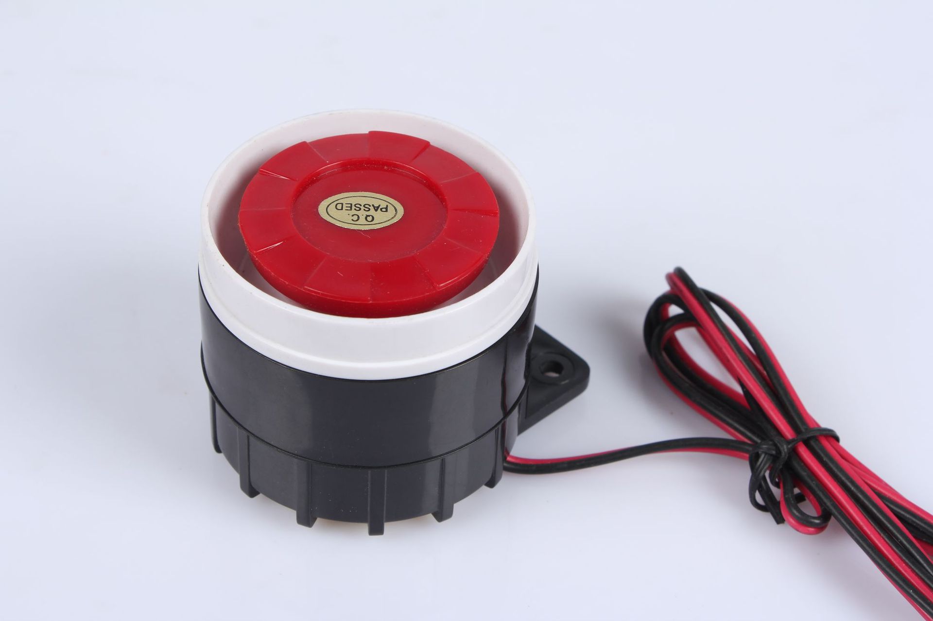 有源蜂鸣器厂家批发50mm引线直径55报警器有源压电式蜂鸣器供应