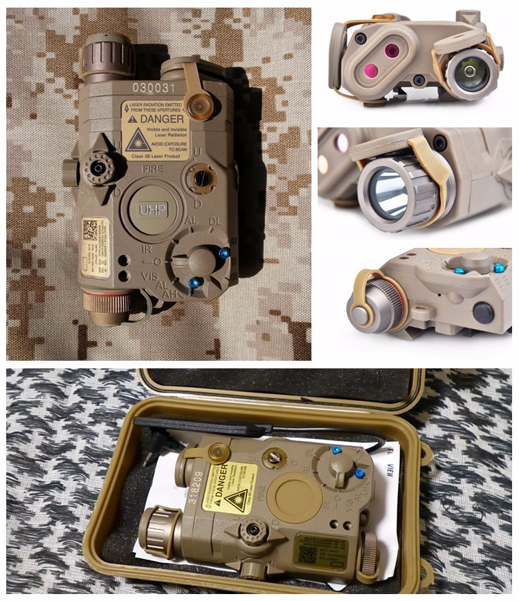 element peq15/la-5c户外照明导轨战术绿镭射激光指示器枪灯ex419