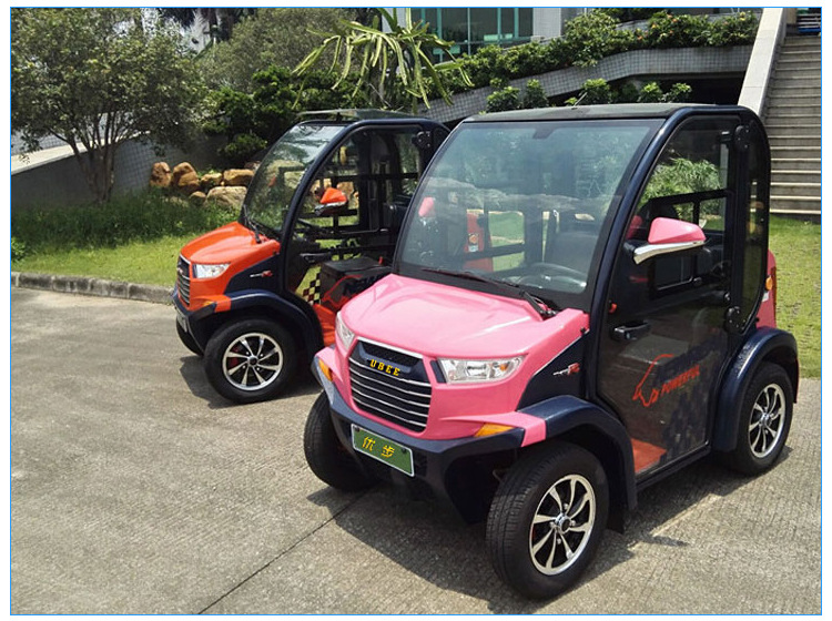 专业生产新能源电动车公园景区观光车四轮两人座电动车代步车