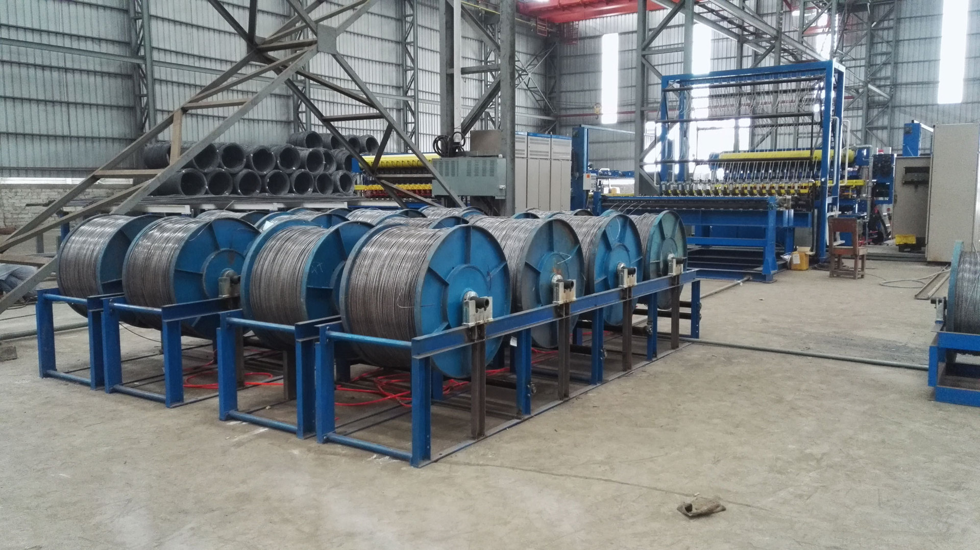 全自动数控钢筋焊接网生产线