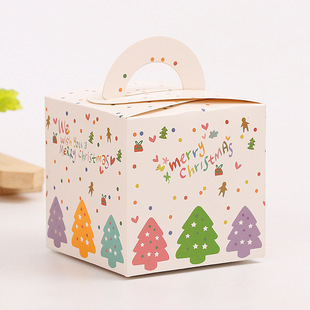 直售 方形折叠蛋糕纸盒 欧式手提礼品包装盒 厂家批发