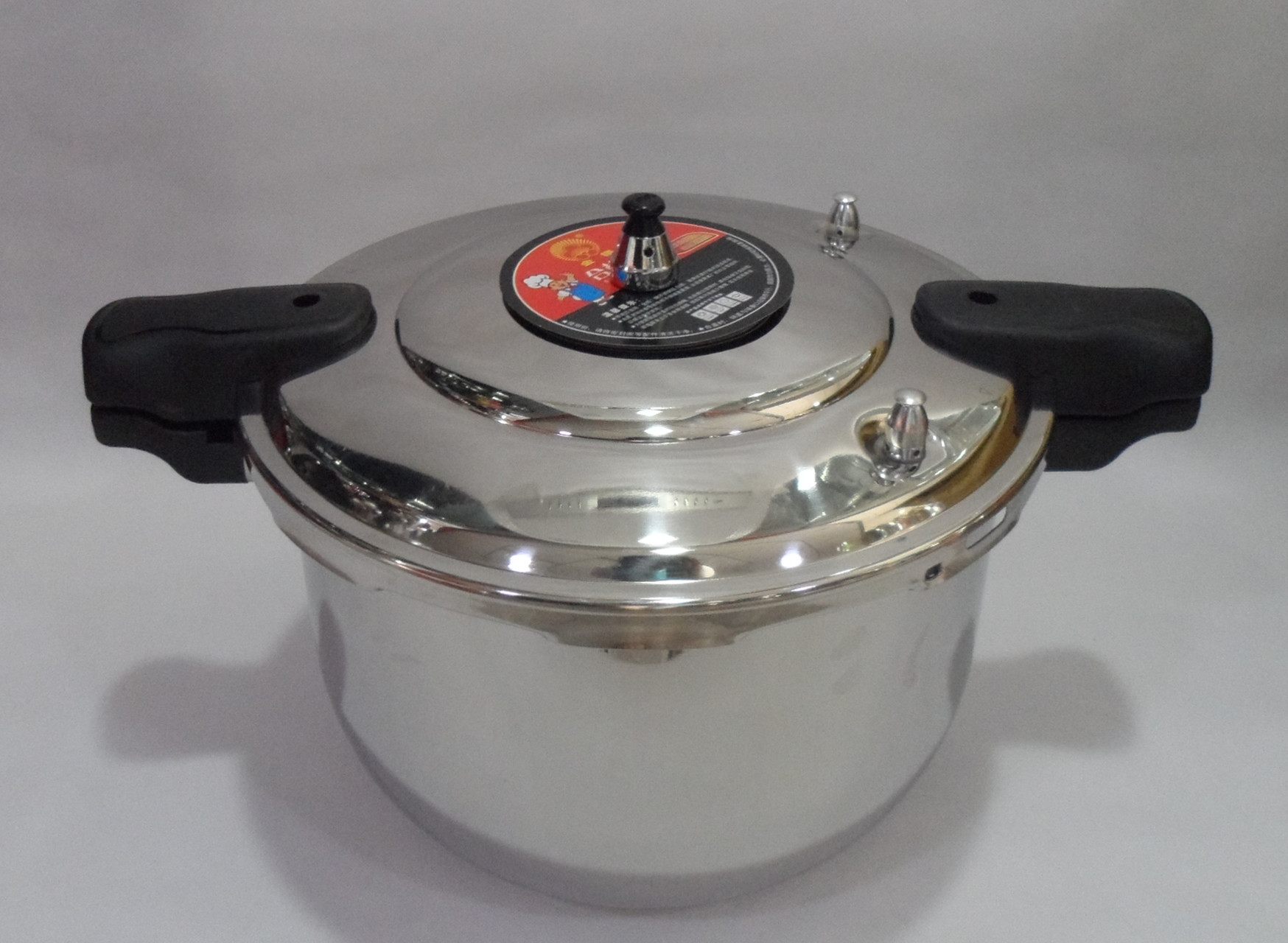 金梅不锈钢高压锅 30 32cm不锈钢u型复底压力锅 电磁炉燃气炉通用