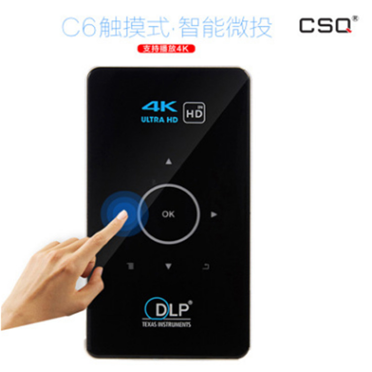 C6 Android Smart Dlp Hd Mini Portable Home Mobile Phone Projector Projector Projector