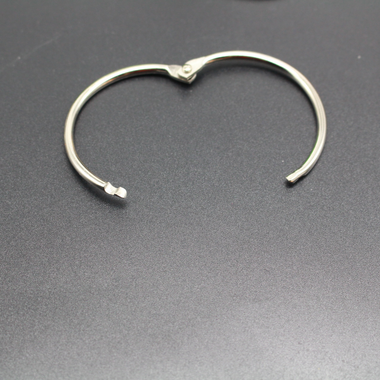 批发卡扣钥匙圈开口环5.0 装订环 手工钥匙扣 扣圈180度钥匙环