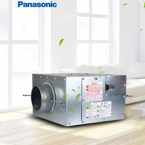 松下送风机家用新风fv-20ns3c增压强力管道换气扇