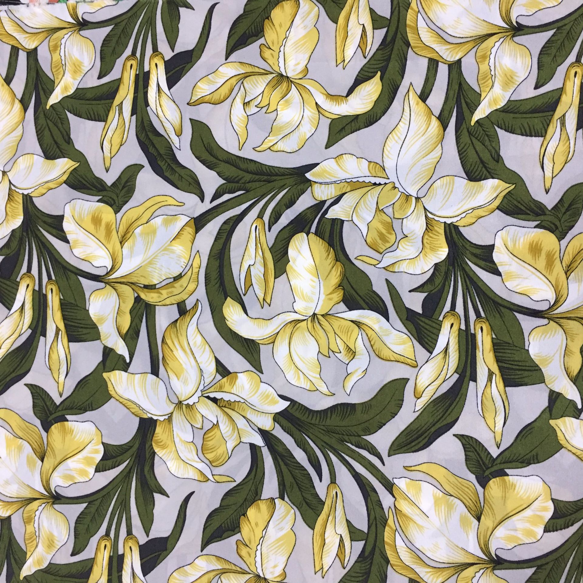 网络热销弹力双绉布料丝绸服装裙子旗袍等面料 小碎花系列