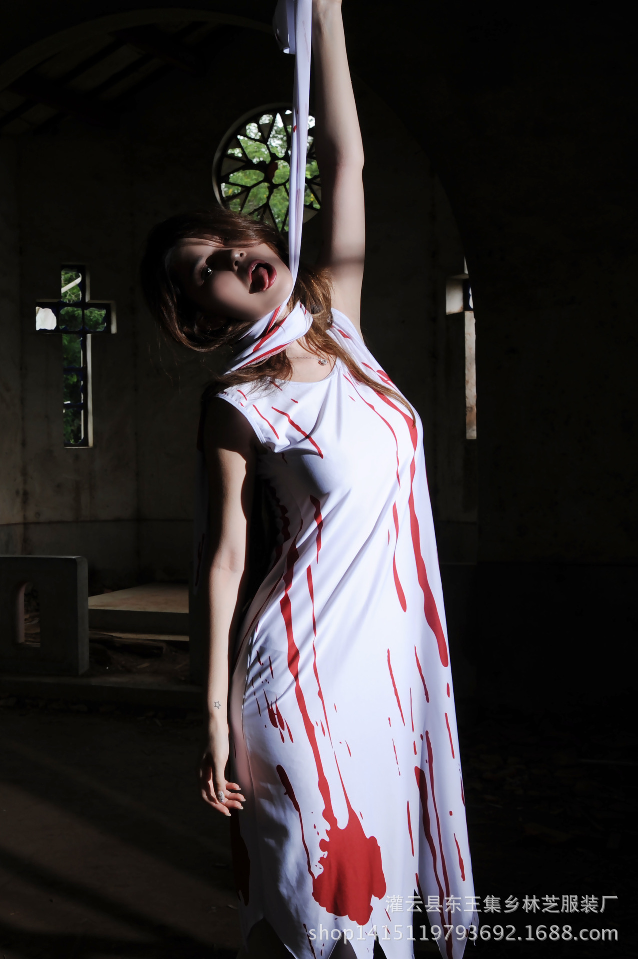 万圣节服装 恐怖丧尸装扮服僵尸服成人鬼新娘吸血鬼护士cosplay