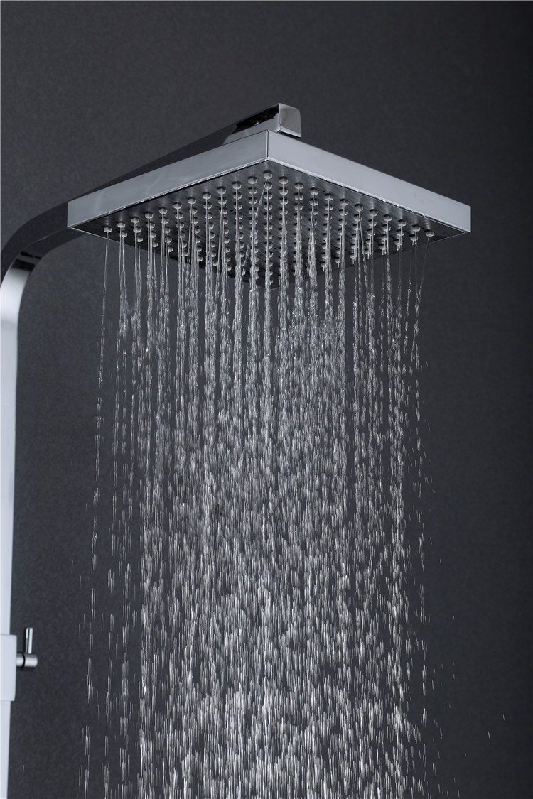 高档全铜方形淋浴花洒套装花洒头手喷水龙头酒店装修工程厂家直销