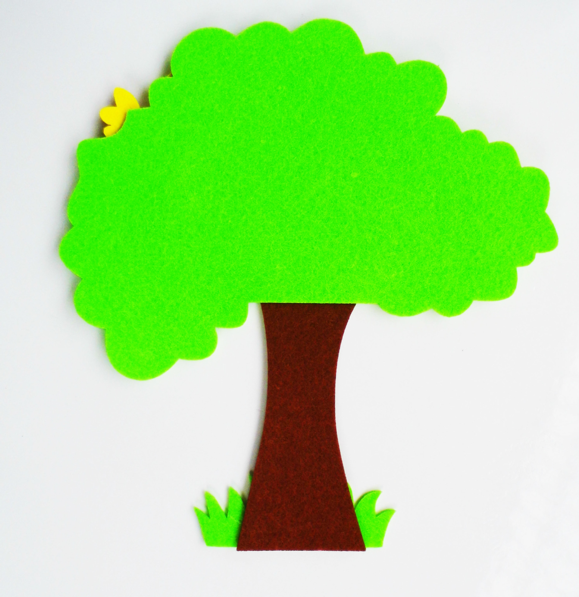 游乐场房间幼儿园装饰墙贴卡通大树黑板报毛毡卡通仿真大榕树定制