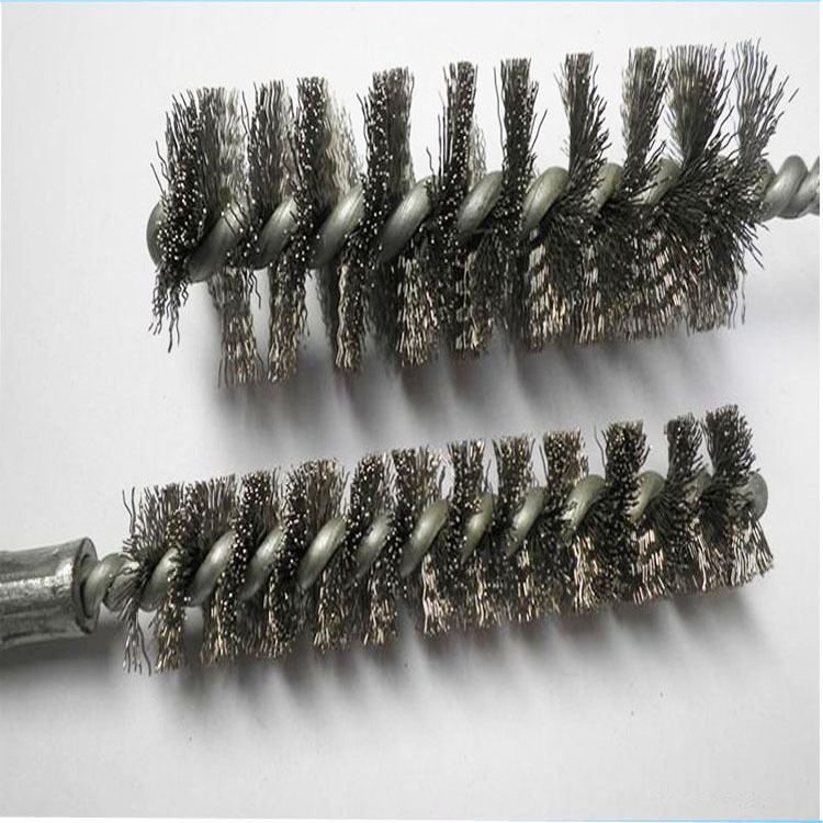 钢丝刷除锈管道泵烟管刷子螺纹钢丝刷/锅炉刷/钢丝清洗刷