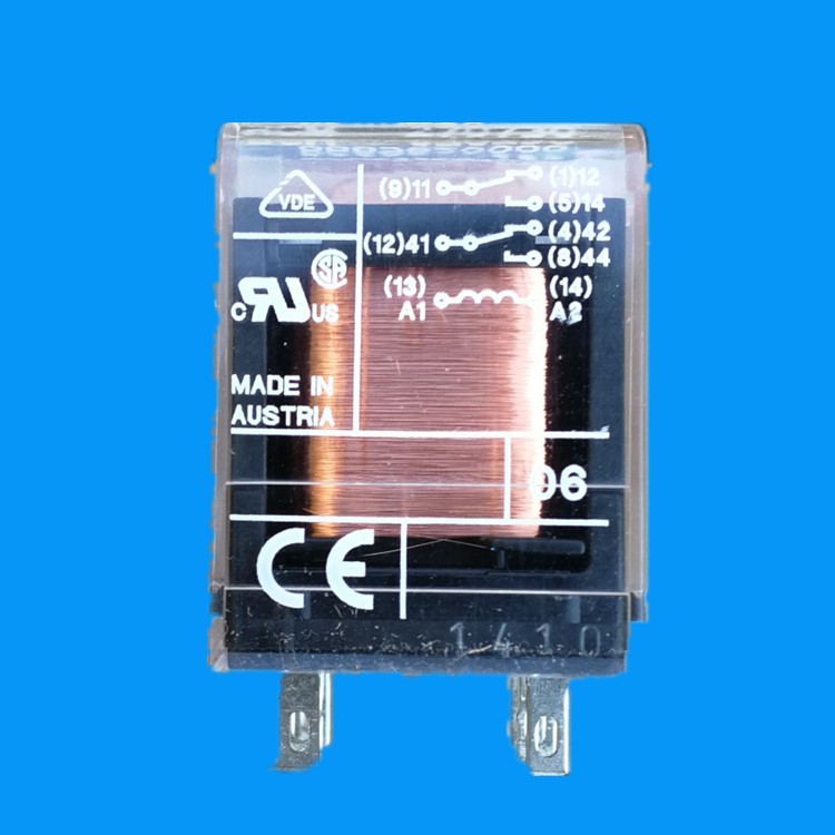 全新德国魏德米勒中间继电器 rcm270730 230vac 两开两闭 8脚 12a