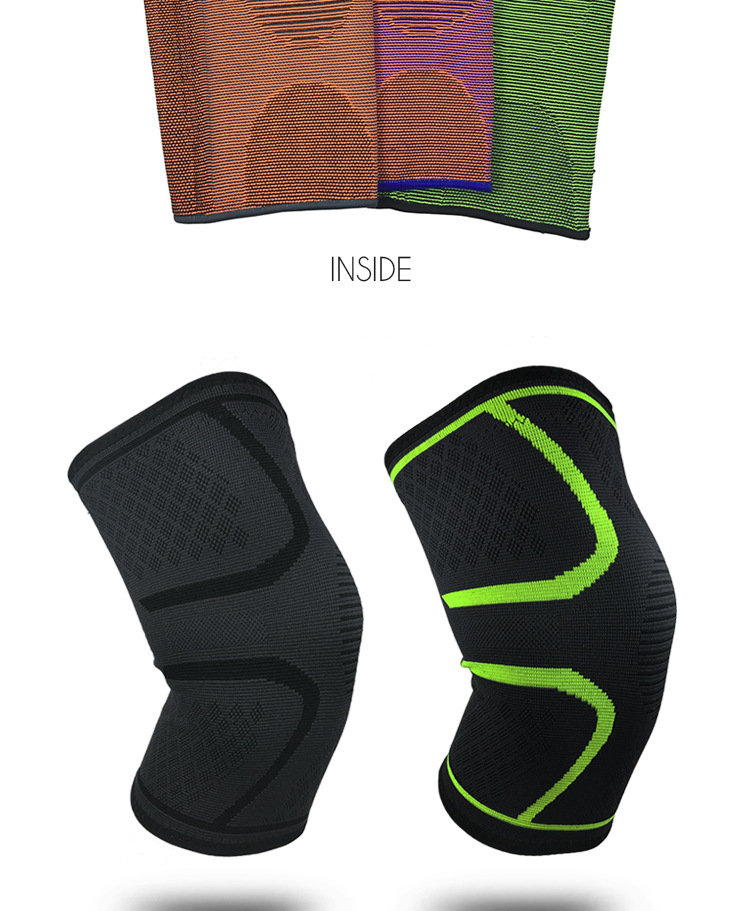 彩色针织护膝 多款可选 透气舒适保护 跑步篮球羽毛球运动护膝