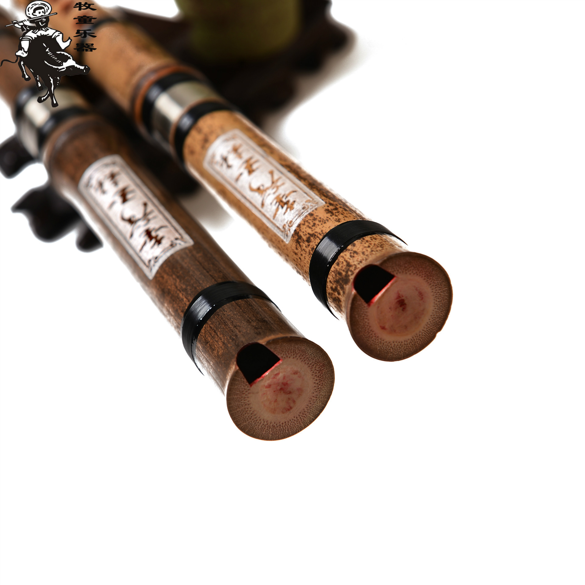 牧童精制级 八孔箫 名家制作演奏洞箫 紫竹三节箫 乐器厂家初学萧