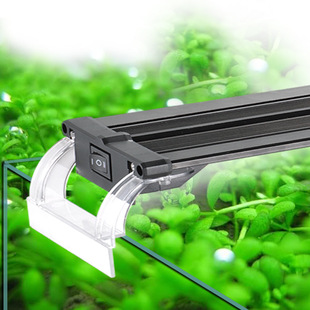 奥德赛led鱼缸灯架水族箱灯架鱼缸照明灯 水草灯草缸灯蓝白鱼缸灯