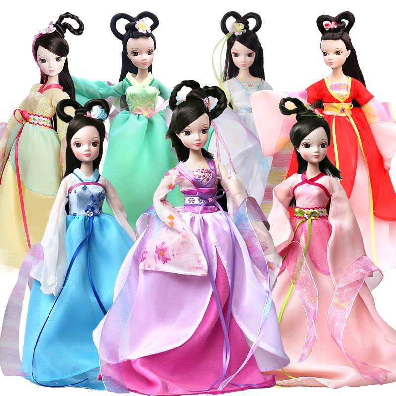 可儿娃娃新版四季娃娃仙子古装衣服关节体洋娃娃七小仙女女孩玩具