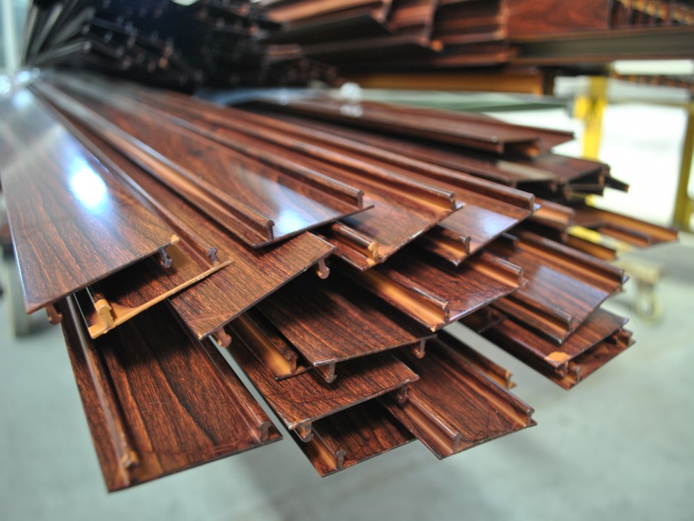 6063厂家挤压铝型材 大尺寸氧化橱柜铝 工业材料 铝合金型材扁条