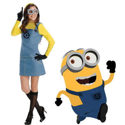 一件代发神偷奶爸minion小黄人角色扮演服万圣cosplay女装批发