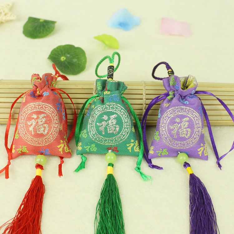 端午节艾草香包厂家草药香囊批发香袋 diy薰衣草平安福袋挂件