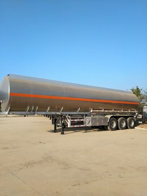 小型油罐车厂家直销46方半挂铝合金食用油罐厂家直销