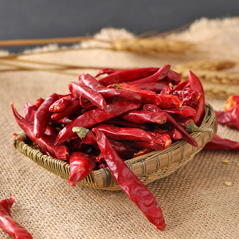 新品河南小米椒干辣椒炒菜烧菜干锅料火锅串串冒菜火锅调味料500g