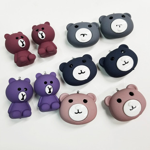 卡通可爱钥匙扣男女情侣浪漫包包挂饰小熊汽车钥匙挂件厂家直销