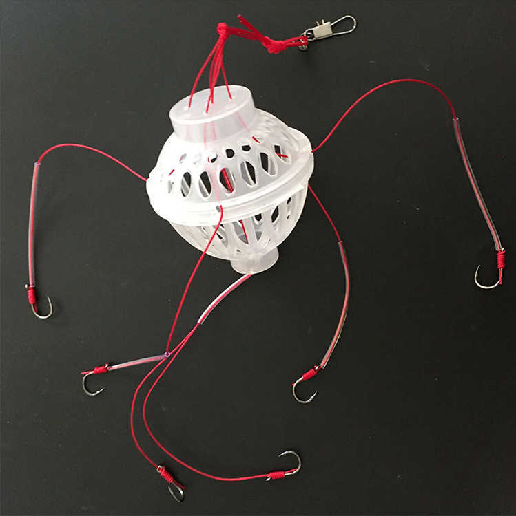 批发渔具钓鱼用品水怪笼子爆炸钩大水雷钓笼鹰爪鱼钩鲢鳙钓组套装