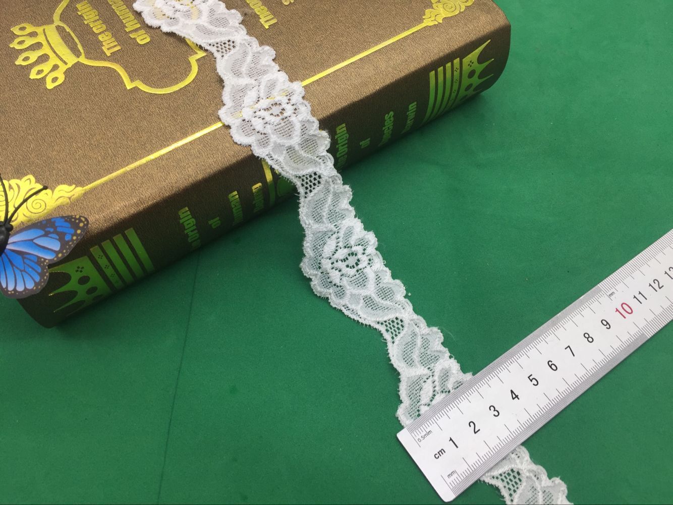 弹力花边魅力内衣5005#宽度3cm专业生产小波浪蕾丝弹力花边