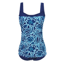 尤迪安新款连体泳衣欧美大码裙式泳衣大胸聚拢性感泳衣现货