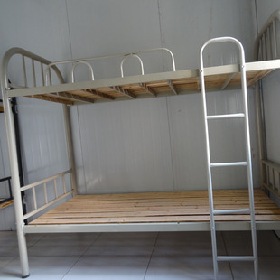 上下铺双层铁架子床学生公寓床员工宿舍双人铁床工地宿舍床铺