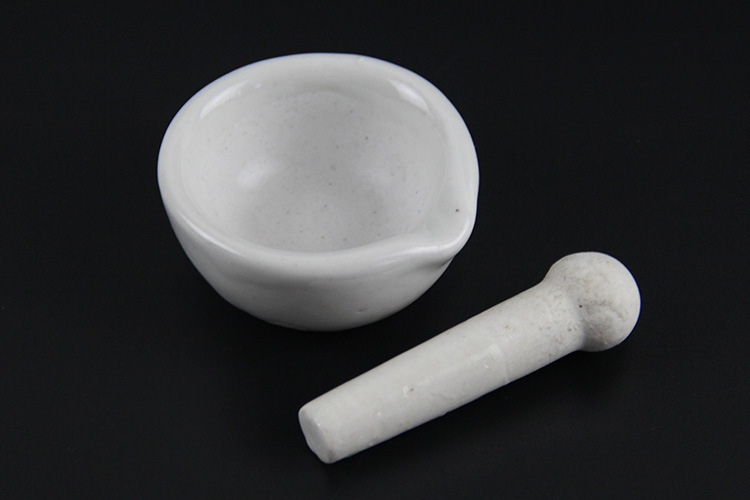 研钵陶瓷 高强度瓷质捣药罐乳钵 大号研药碗 捣碎 研磨 家用