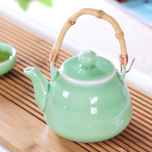 提梁茶壶陶瓷功夫茶具单壶龙泉青瓷过滤家用凉水烧水煮茶泡茶壶