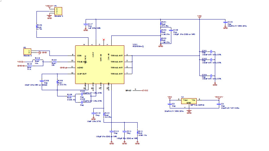 ku5528a-q感应板原理图ku5528a-q微波感应方案板,集成度高,支持克速
