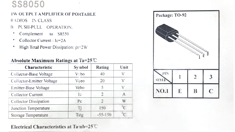 厂家批发原装大电流8050ss kehe三极管 质量控制原装