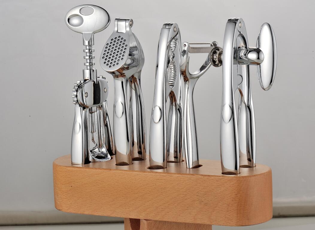 开瓶器厂家批发黑色塑料红酒割纸开口器 红酒割纸器厨房小工具