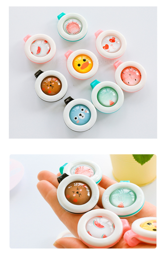 厂家直销 韩国植物精油驱蚊扣 儿童夏季驱蚊扣 孕妇宝宝防蚊扣