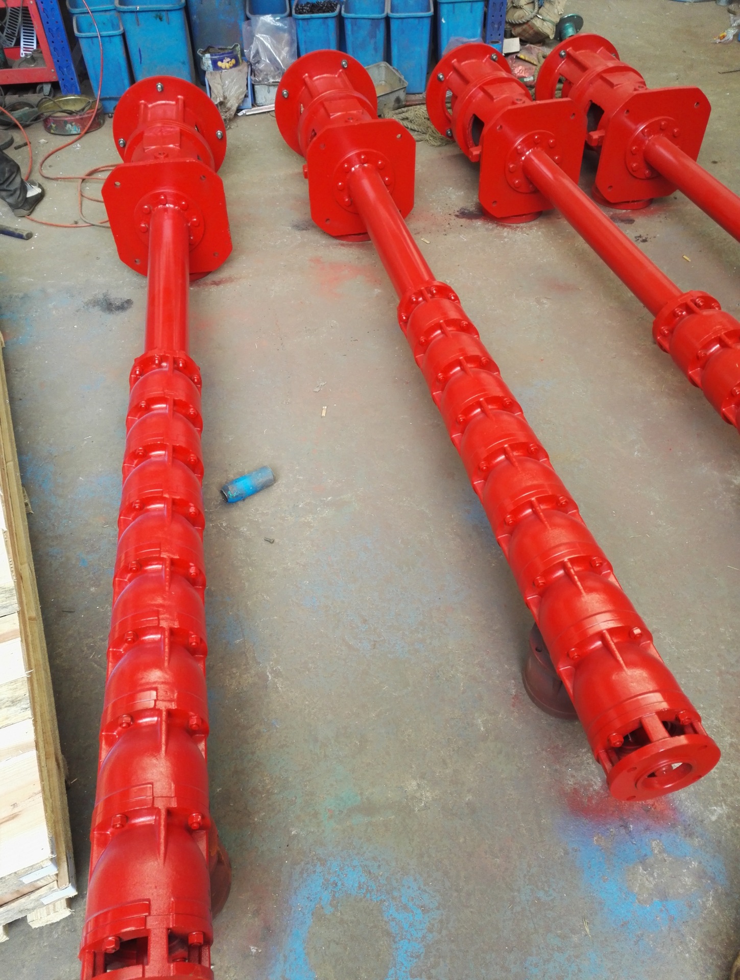 xbd长轴深井消防泵 潜水干式高扬程轴流消防深井水泵德福厂家直销