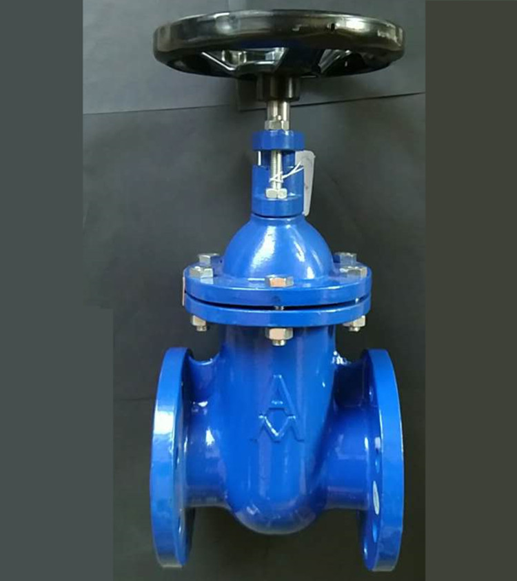 天津批发埃美柯z45t-16 铸铁铜芯法兰暗杆闸阀 6157b dn40-300