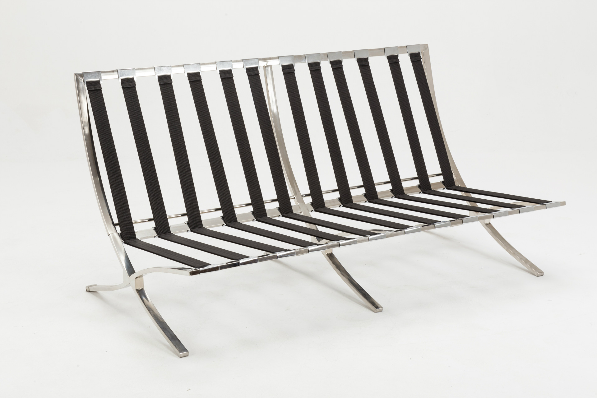 巴塞罗那沙发 休闲椅 沙发不锈钢架子办公沙发 休闲沙发