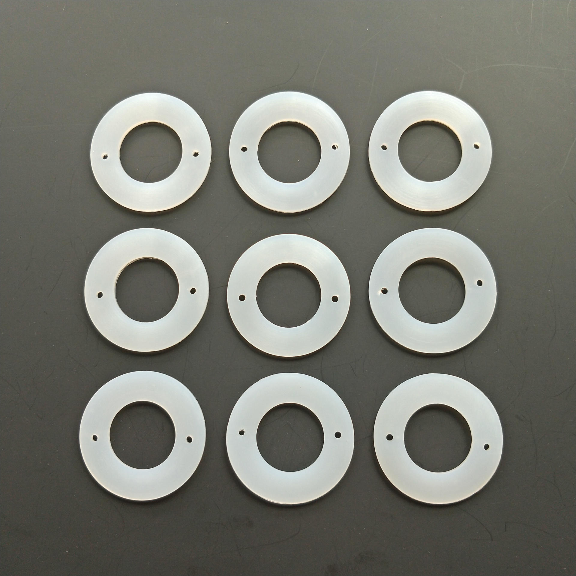 厂家直销白色硅胶垫圈 圆形平垫硅胶垫片 密封圈硅胶圈 可定制