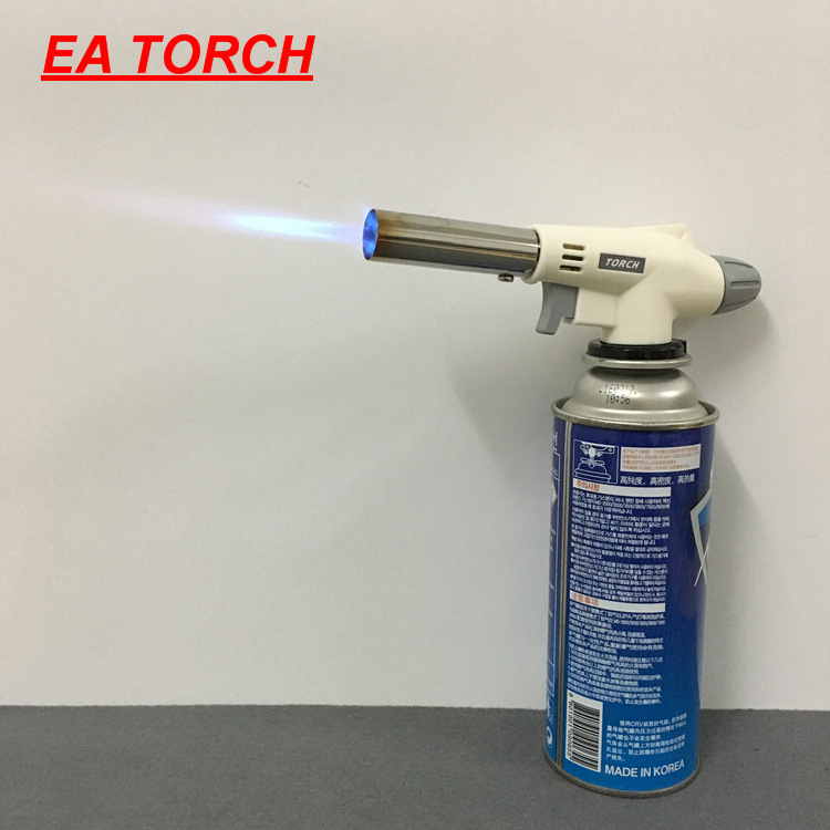 供应跨境爆款 户外点炭烧烤卡式喷火枪 烘焙枪头 卡式喷枪头506