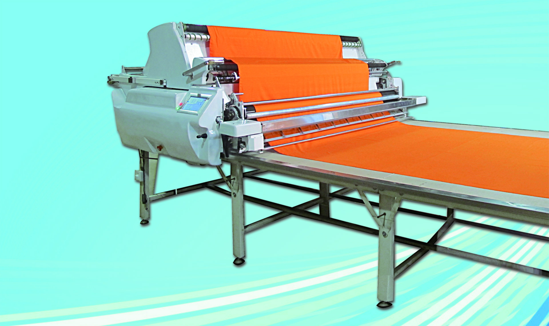 全新全伺服自动拉布机/铺布机针织梭织圆筒三用采用伺服电机驱动