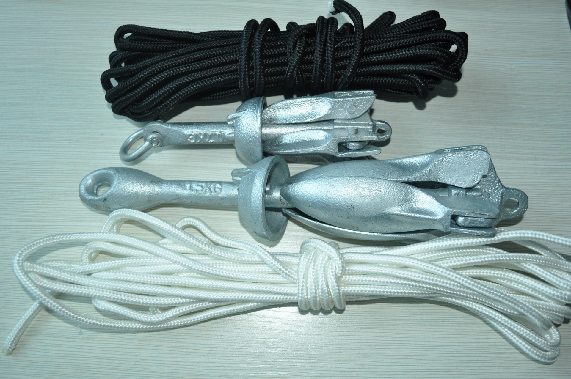 厂家批发船用折叠锚镀锌锚 铁锚 橡皮艇钓鱼船冲锋舟专用锚带锚绳