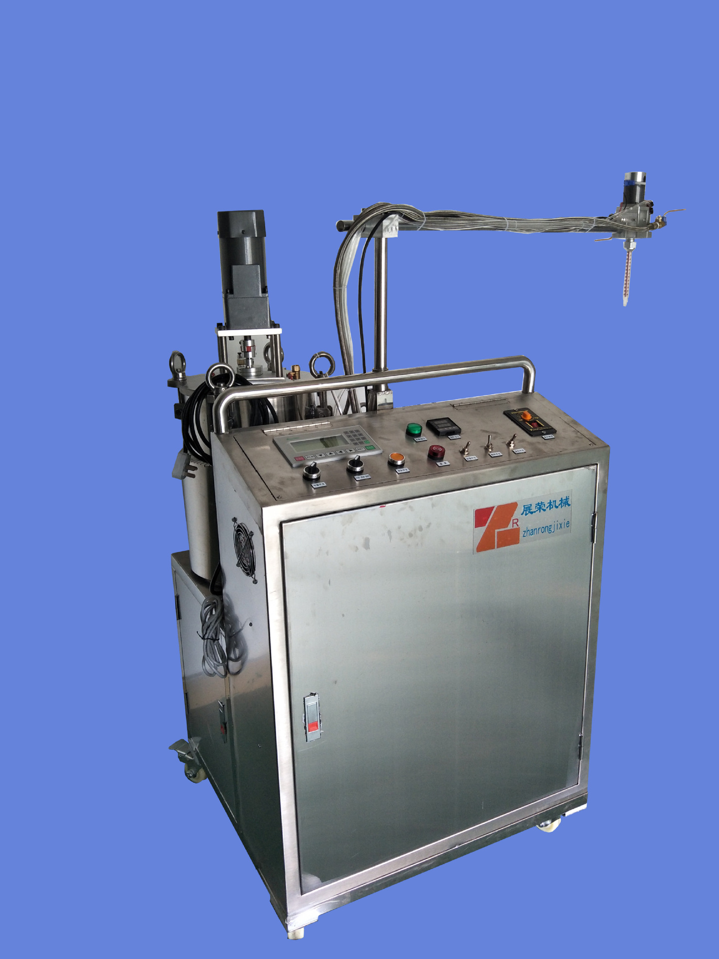 门窗灌胶机门碰角打胶机门窗边角点胶机ab双组份点胶机定量灌胶