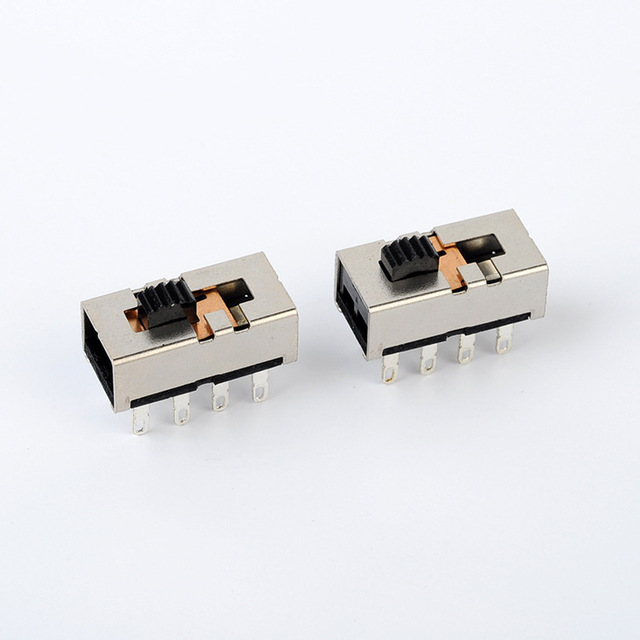 供应双极三位大电流拨动开关 ss-23h25无翼 三档滑动开关大电流开