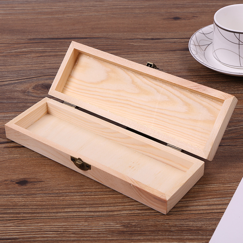 精致木质刀盒定制高档松木刀具盒长方形包装盒收藏盒定制logo批发