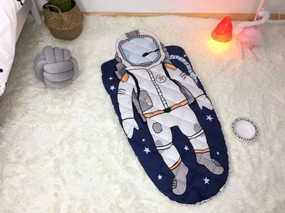 爆款时尚个性可爱呆萌儿童宝宝宇航员卡通睡袋防踢被